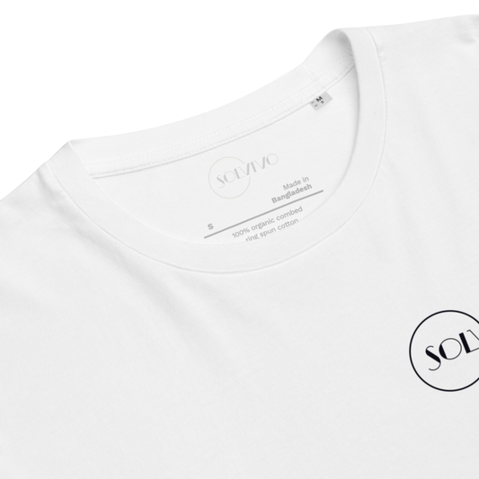 YARA – Unisex Bio T-Shirt | Minimalistisches Design von SOLVIVO | Symbol für Balance & Harmonie
