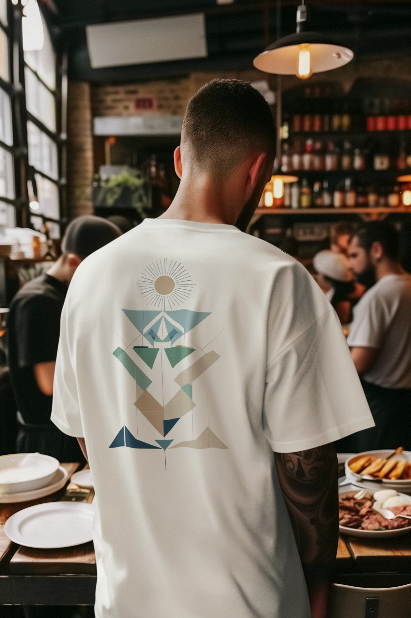 LUMEA – Unisex Bio T-Shirt | Minimalistisches Design von SOLVIVO | Symbol für Bewusstsein & Verbindung