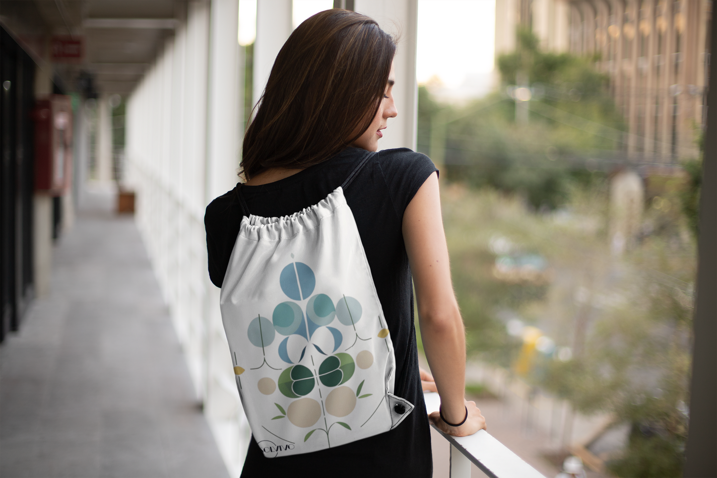 NOOR – Premium Turnbeutel | Minimalistisches Design von SOLVIVO | Symbol für Licht & Klarheit