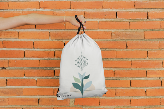 VITA – Premium Turnbeutel | Minimalistisches Design von SOLVIVO | Symbol für Lebensenergie & Wachstum