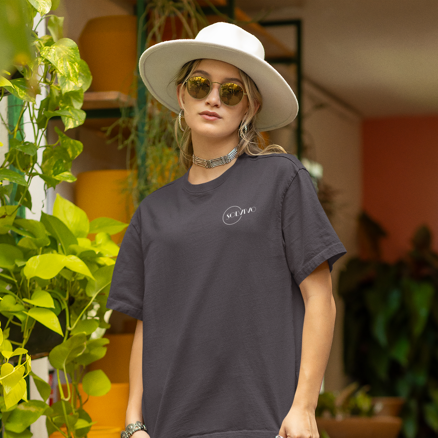 SOLEA – Unisex Bio T-Shirt | Minimalistisches Design von SOLVIVO | Symbol für Licht & Harmonie