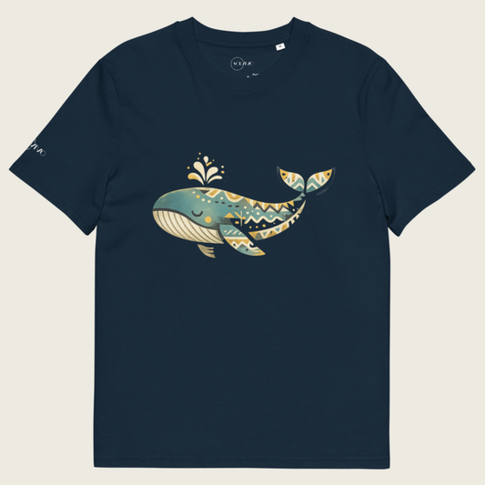 SPIRIT – Unisex Bio T Shirt | Geometrisches Waldesign von SOLVIVO | Symbol für Freiheit & innere Ruhe