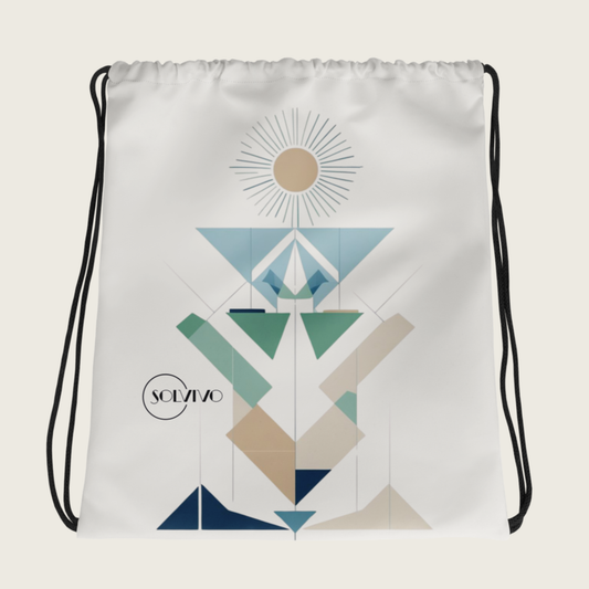 LUMEA – Premium Turnbeutel | Minimalistisches Design von SOLVIVO | Symbol für Bewusstsein & Verbindung
