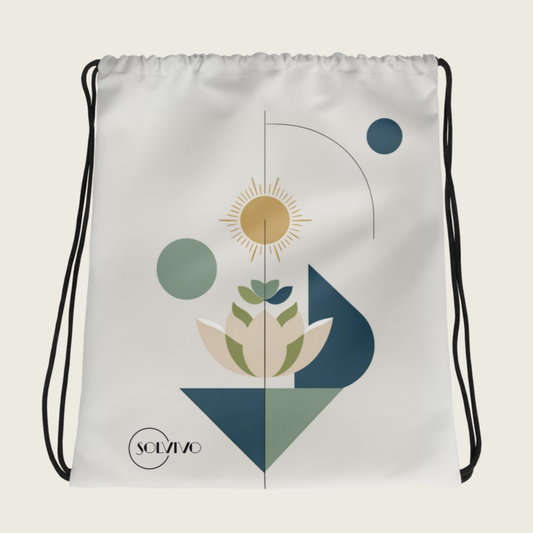 ORI – Premium Turnbeutel | Minimalistisches Design von SOLVIVO | Symbol für Ursprung & Orientierung