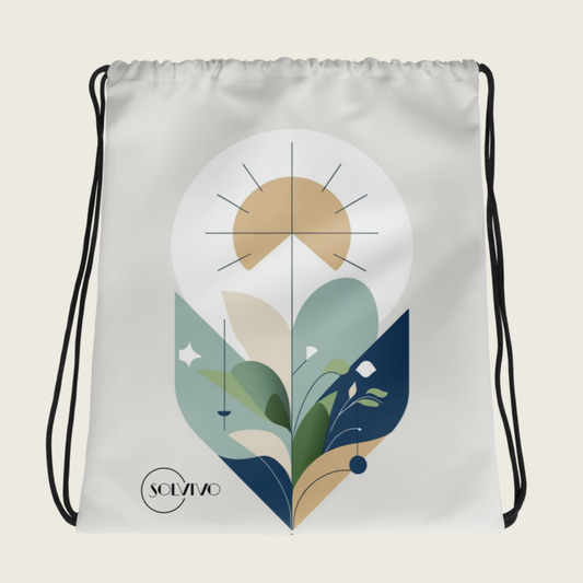 YARA – Premium Turnbeutel | Minimalistisches Design von SOLVIVO | Symbol für Balance & Harmonie