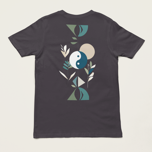 NIVO – Unisex Bio T-Shirt | Minimalistisches Design von SOLVIVO | Symbol für Balance & Stabilität
