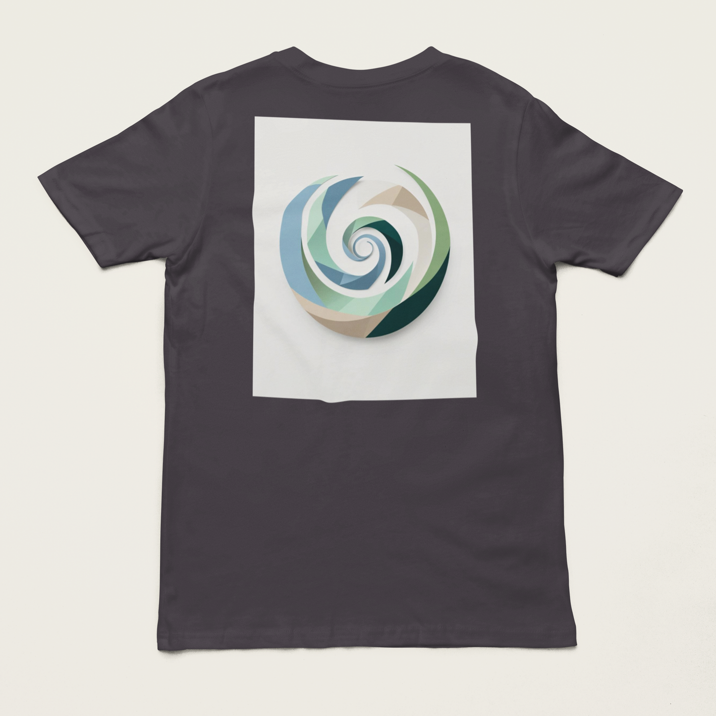 AUREA – Unisex Bio T-Shirt | Minimalistisches Design von SOLVIVO | Symbol für Goldene Mitte & innere Ruhe