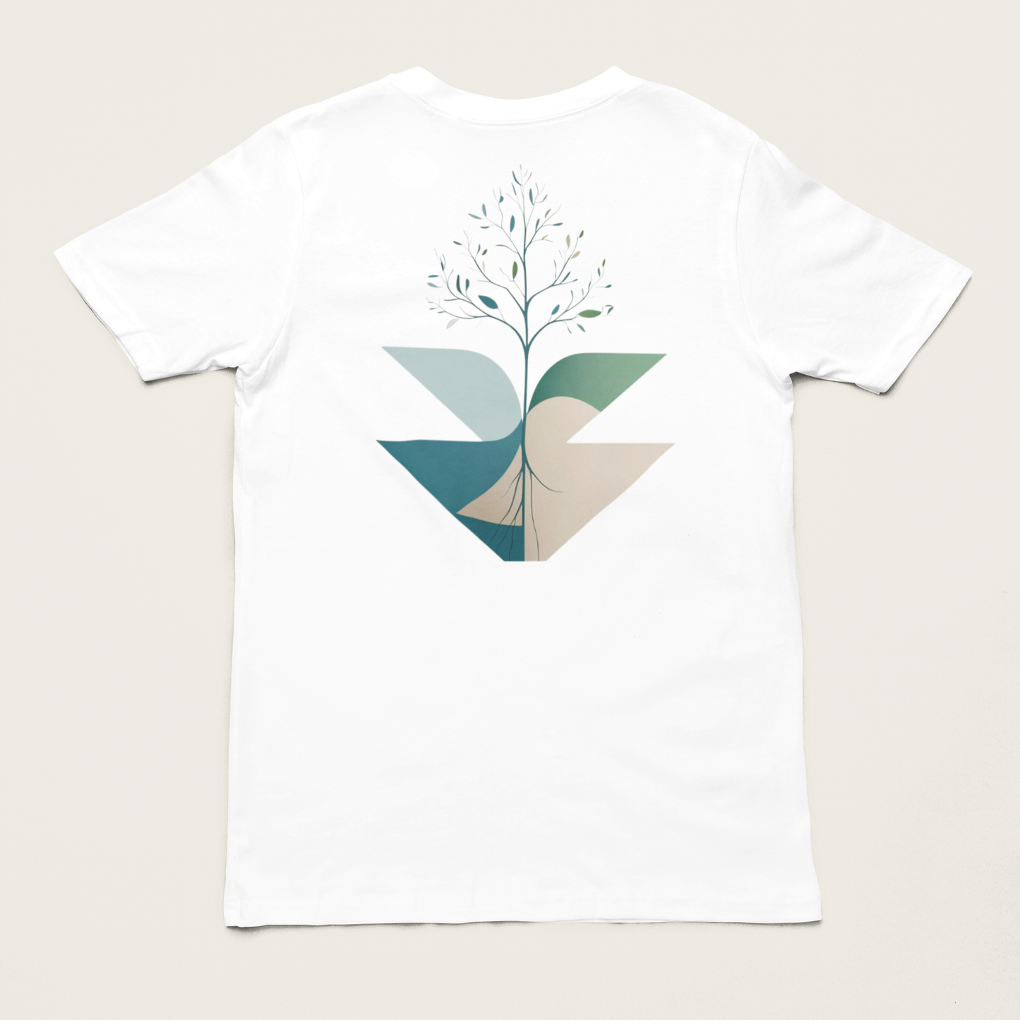 TARU – Unisex Bio T-Shirt | Minimalistisches Design von SOLVIVO | Symbol für Stärke & Wurzeln