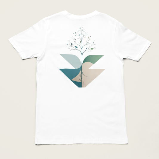 TARU – Unisex Bio T-Shirt | Minimalistisches Design von SOLVIVO | Symbol für Stärke & Wurzeln