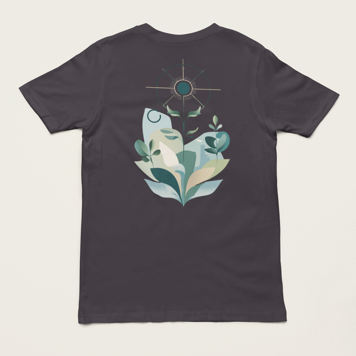 SOLEA – Unisex Organic T-Shirt | Minimalist design by SOLVIVO | Symbol of light &amp; harmony