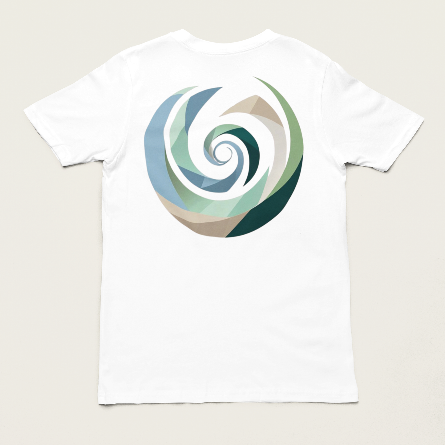 AUREA – Unisex Bio T-Shirt | Minimalistisches Design von SOLVIVO | Symbol für Goldene Mitte & innere Ruhe