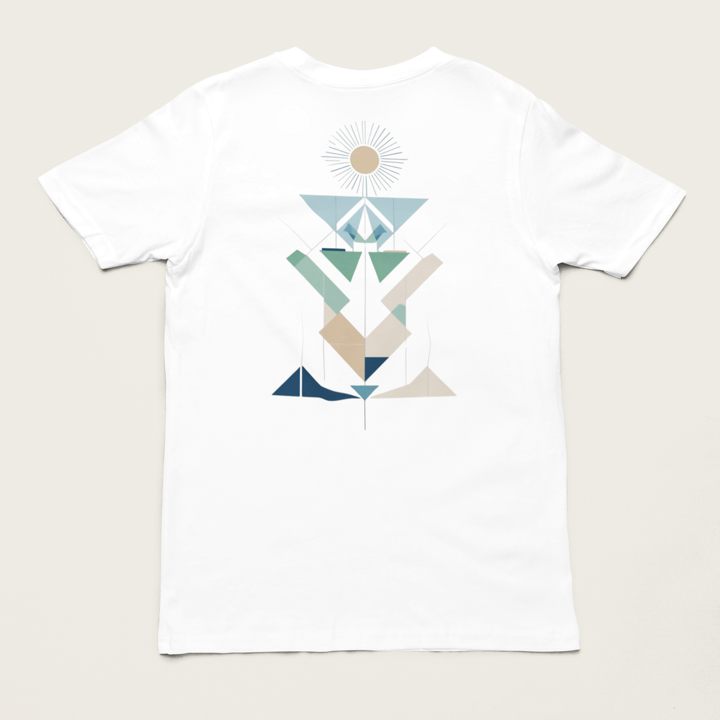 LUMEA – Unisex Bio T-Shirt | Minimalistisches Design von SOLVIVO | Symbol für Bewusstsein & Verbindung