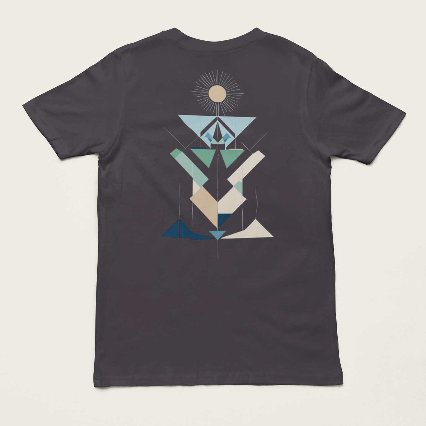 LUMEA – Unisex Bio T-Shirt | Minimalistisches Design von SOLVIVO | Symbol für Bewusstsein & Verbindung