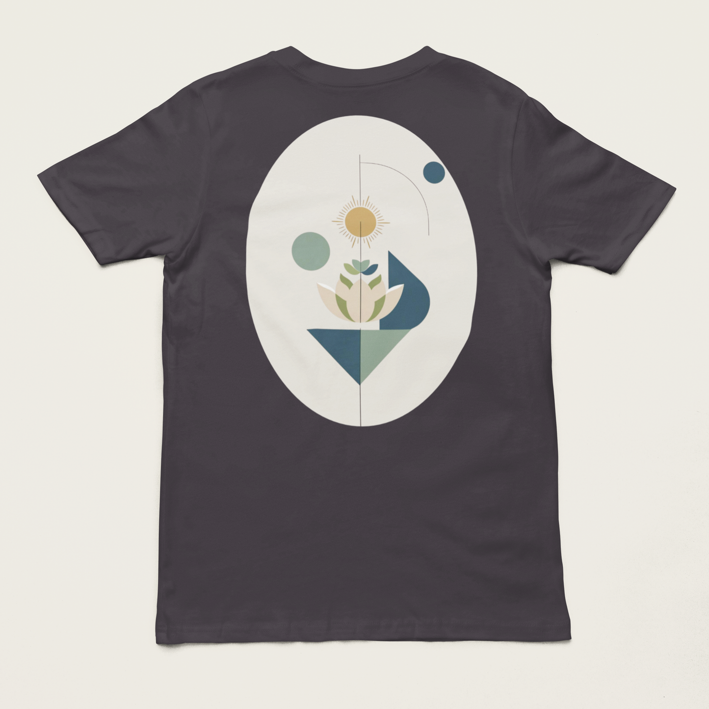 ORI – Unisex Bio T-Shirt | Minimalistisches Design von SOLVIVO | Symbol für Ursprung & Orientierung