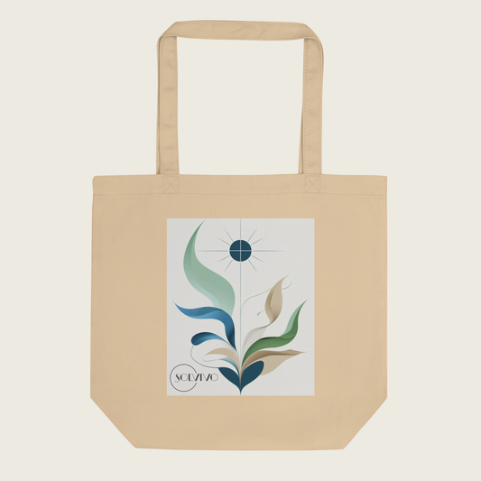 ELAR – Bio Tote Bag | Minimalistisches Design von SOLVIVO | Symbol für Klarheit & Achtsamkeit