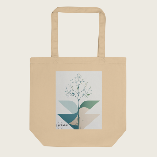 TARU – Bio Tote Bag | Minimalistisches Design von SOLVIVO | Symbol für Stärke & Wurzeln