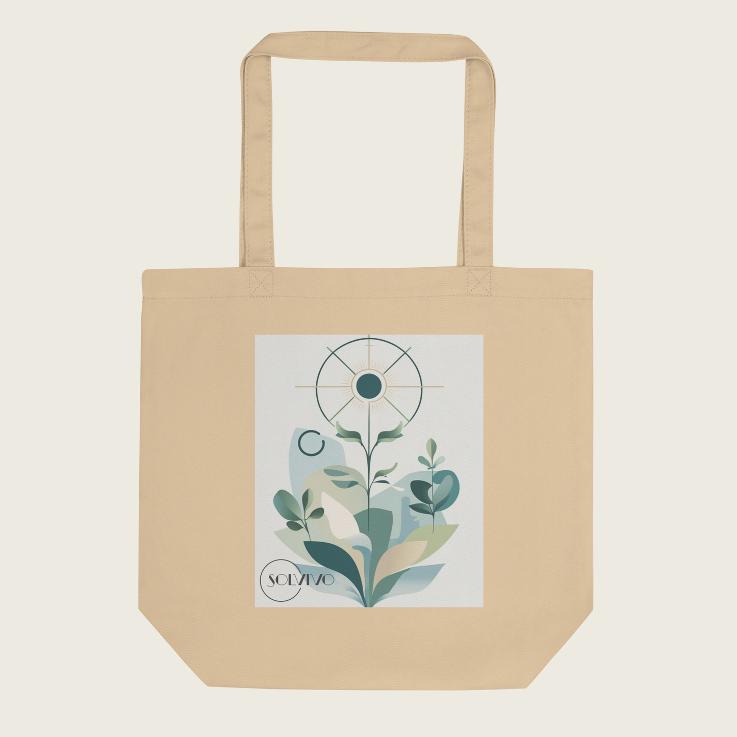 SOLEA – Organic Tote Bag | Minimalist design by SOLVIVO | Symbol of light &amp; harmony