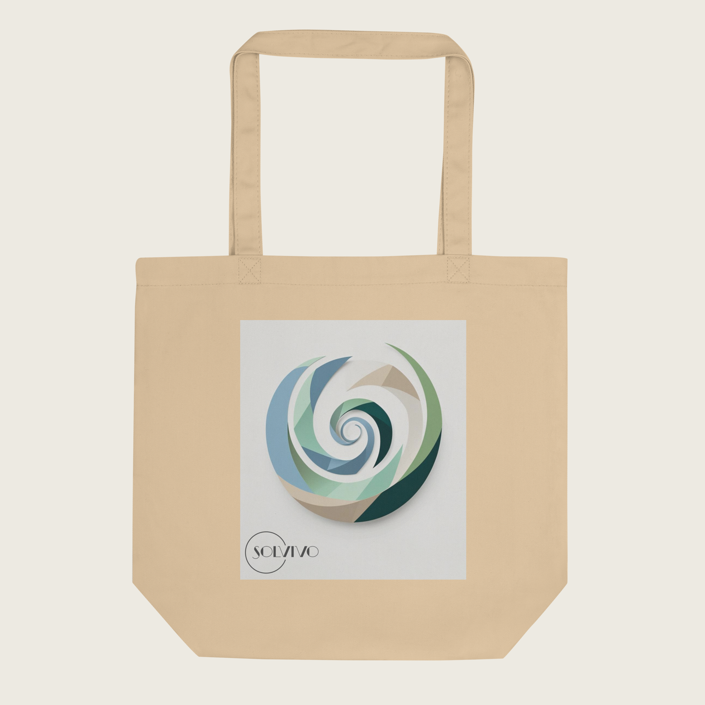 AUREA – Organic Tote Bag | Minimalist design by SOLVIVO | Symbol of balance &amp; inner peace