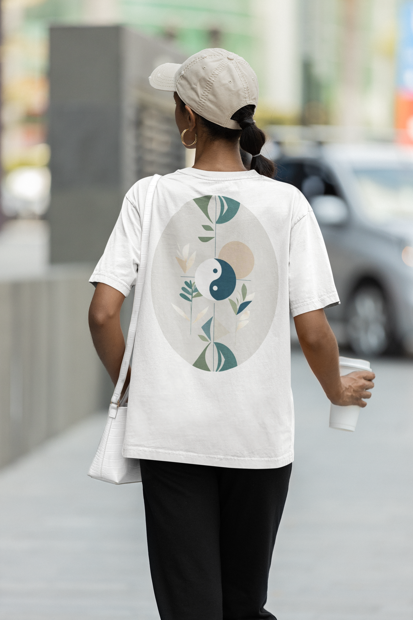 NIVO – Unisex Bio T-Shirt | Minimalistisches Design von SOLVIVO | Symbol für Balance & Stabilität