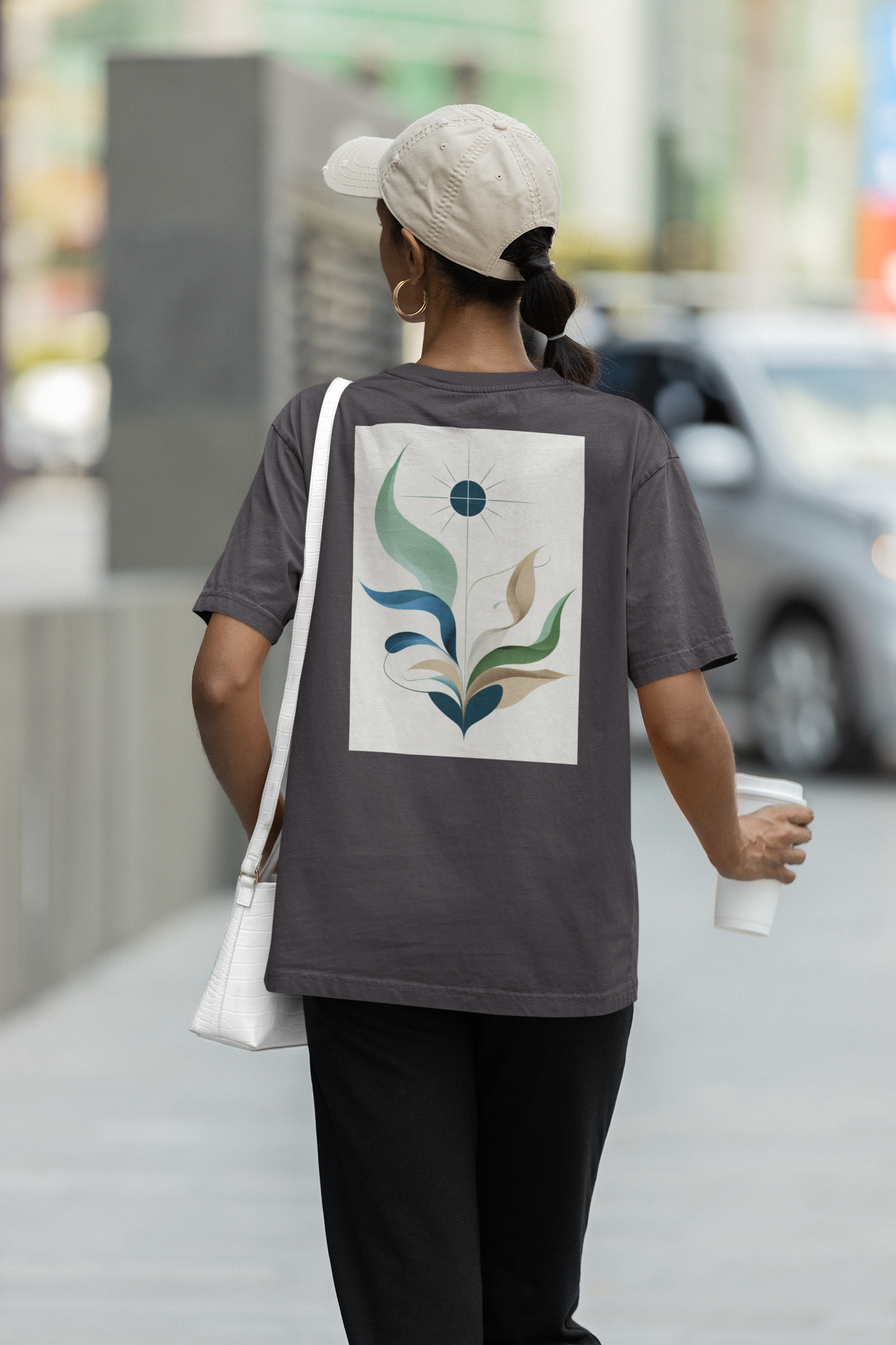 ELAR – Unisex Bio T-Shirt | Minimalistisches Design von SOLVIVO | Symbol für Klarheit & Achtsamkeit