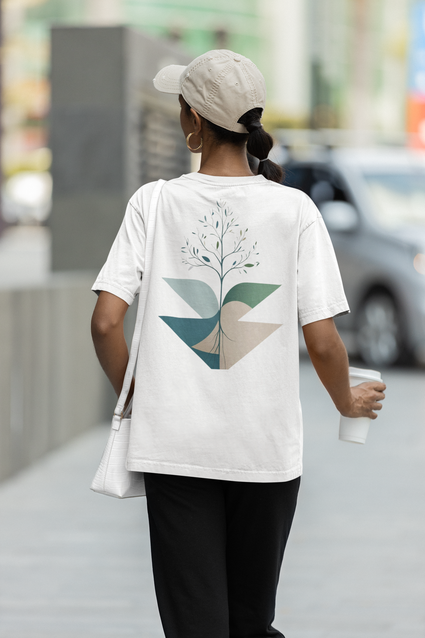 TARU – Unisex Bio T-Shirt | Minimalistisches Design von SOLVIVO | Symbol für Stärke & Wurzeln