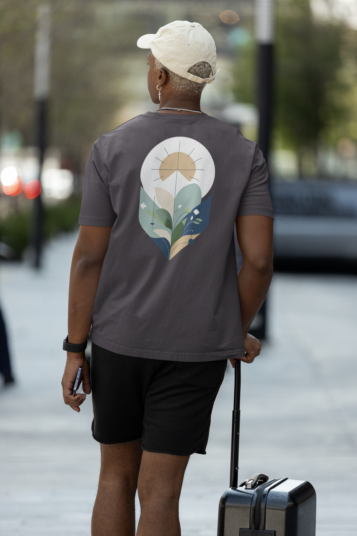 YARA – Unisex Bio T-Shirt | Minimalistisches Design von SOLVIVO | Symbol für Balance & Harmonie