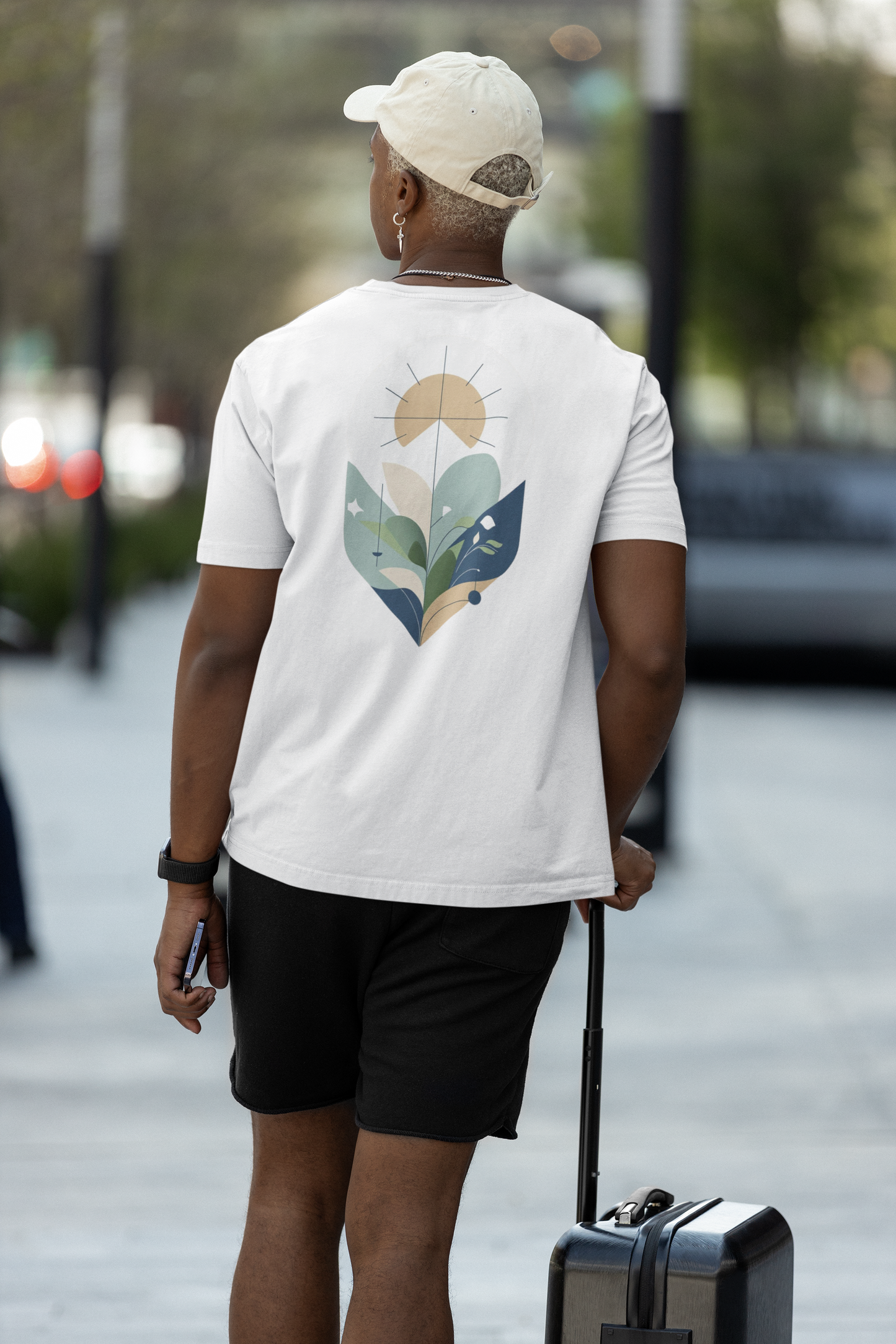 YARA – Unisex Bio T-Shirt | Minimalistisches Design von SOLVIVO | Symbol für Balance & Harmonie