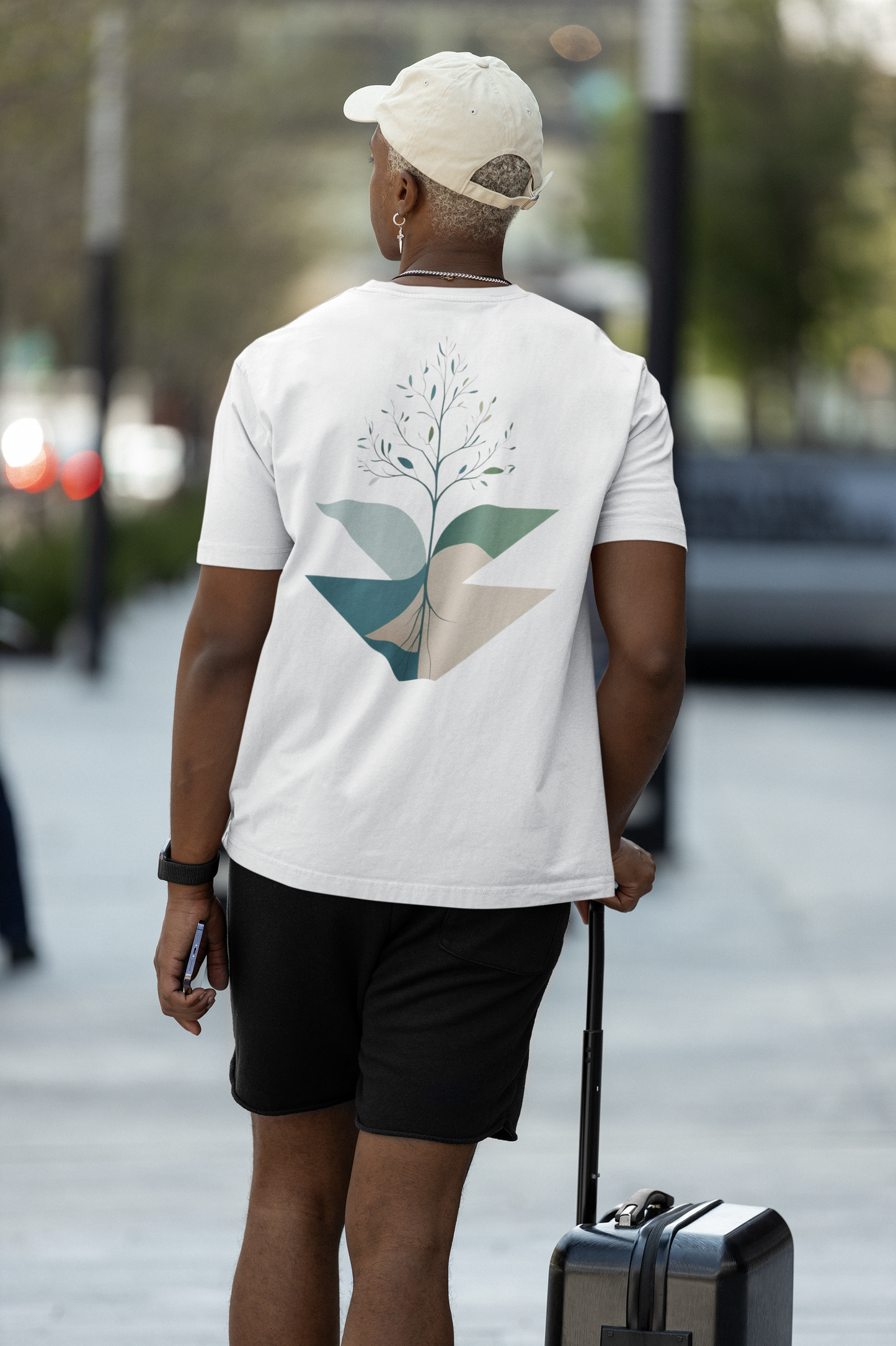 TARU – Unisex Bio T-Shirt | Minimalistisches Design von SOLVIVO | Symbol für Stärke & Wurzeln
