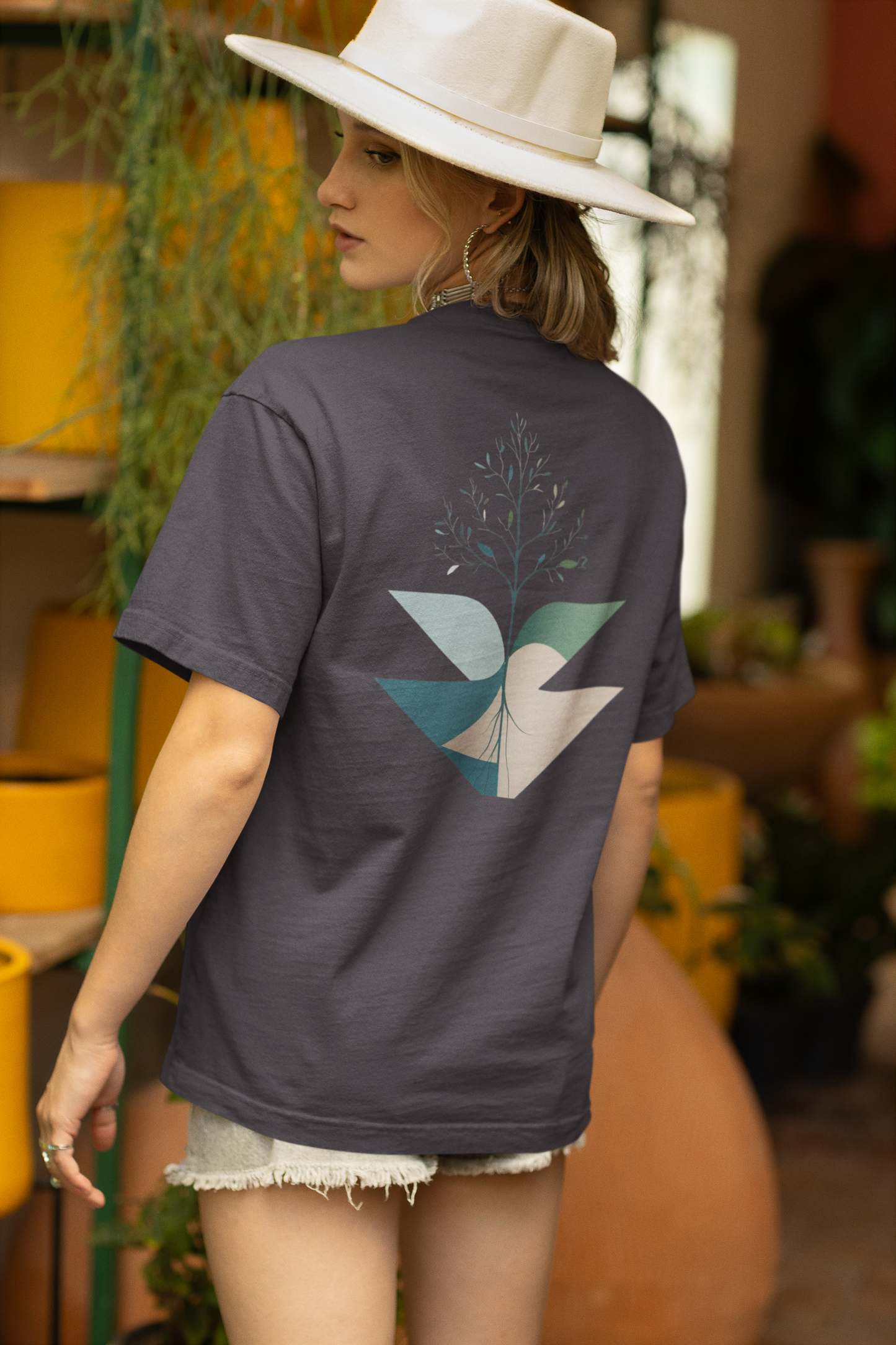 TARU – Unisex Bio T-Shirt | Minimalistisches Design von SOLVIVO | Symbol für Stärke & Wurzeln