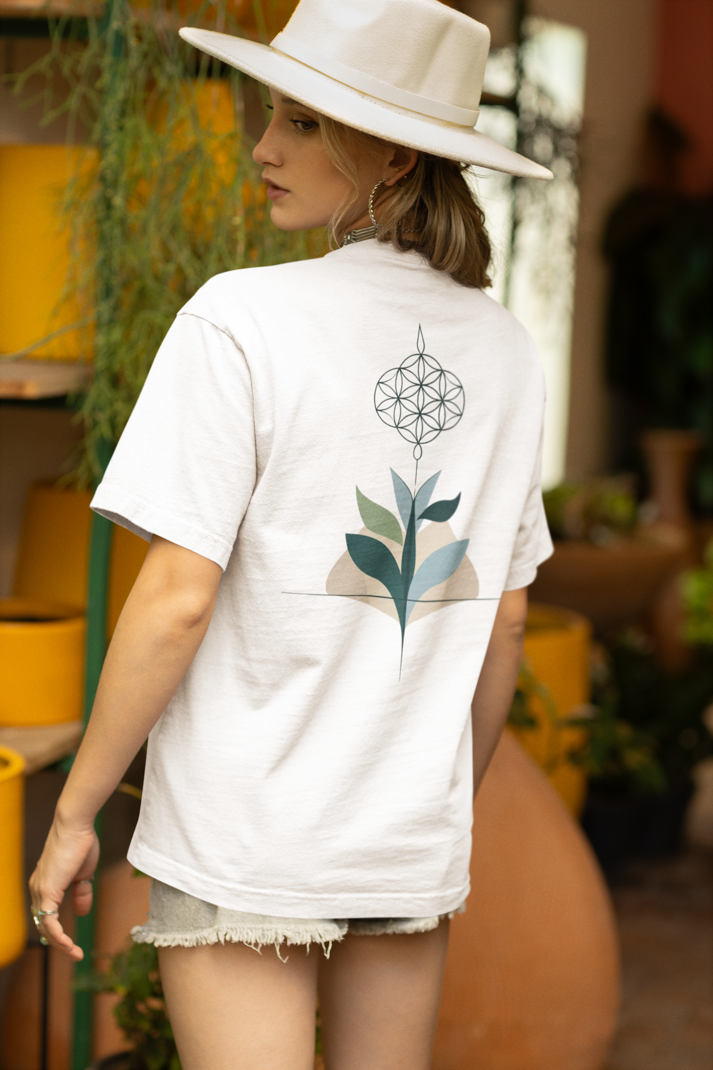 VITA – Unisex Bio T-Shirt | Minimalistisches Design von SOLVIVO | Symbol für Lebensenergie & Wachstum