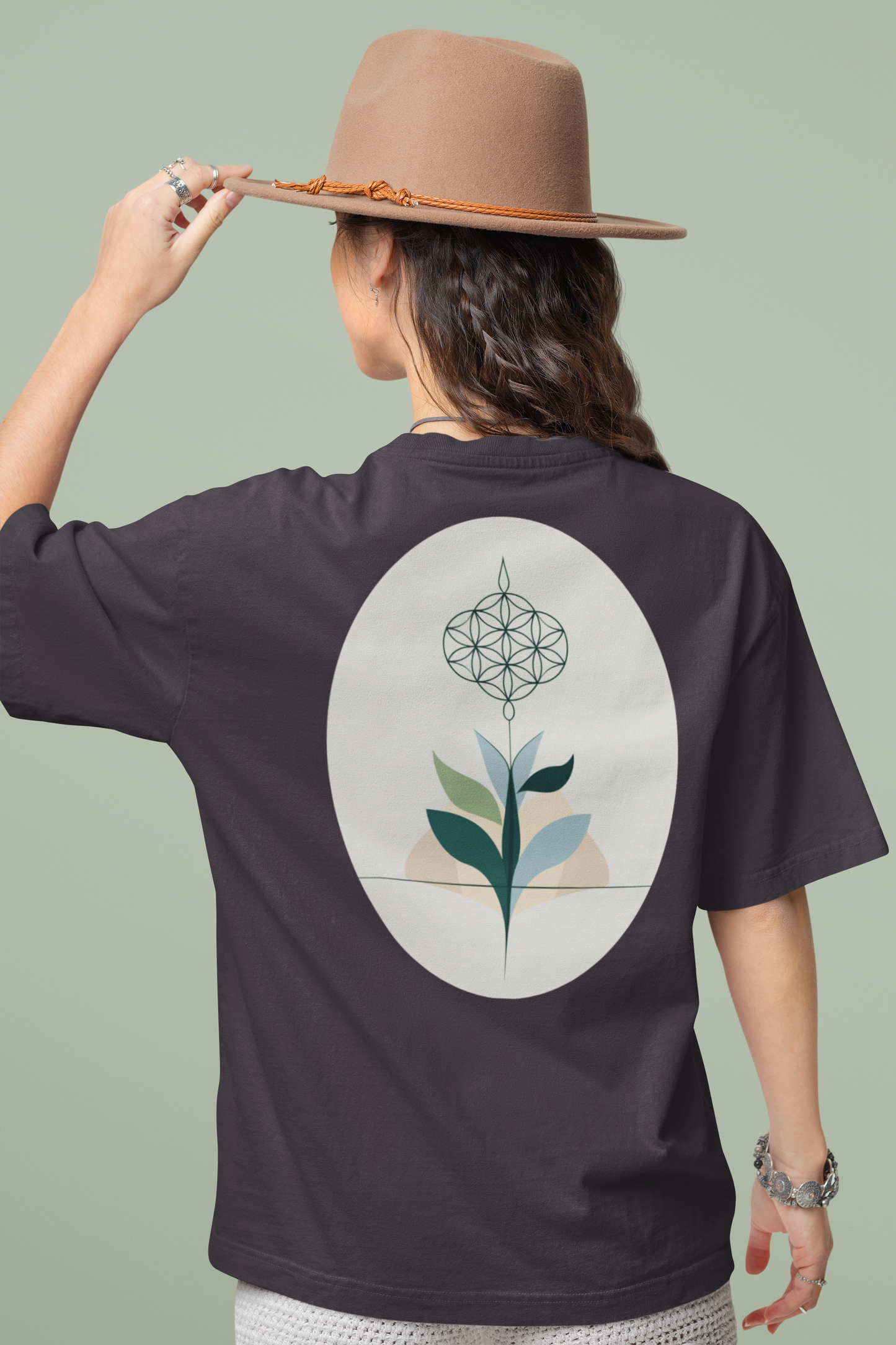 VITA – Unisex Bio T-Shirt | Minimalistisches Design von SOLVIVO | Symbol für Lebensenergie & Wachstum