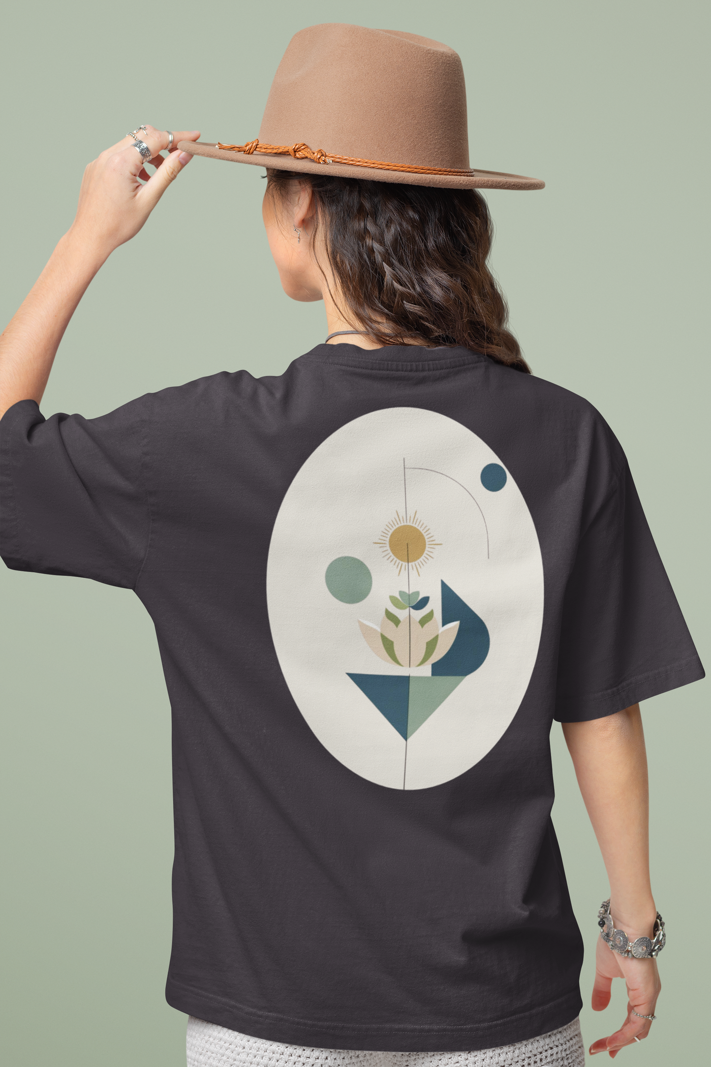 ORI – Unisex Bio T-Shirt | Minimalistisches Design von SOLVIVO | Symbol für Ursprung & Orientierung