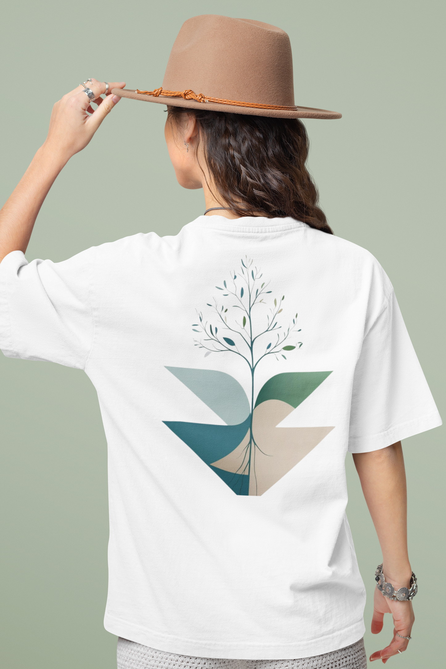 TARU – Unisex Bio T-Shirt | Minimalistisches Design von SOLVIVO | Symbol für Stärke & Wurzeln