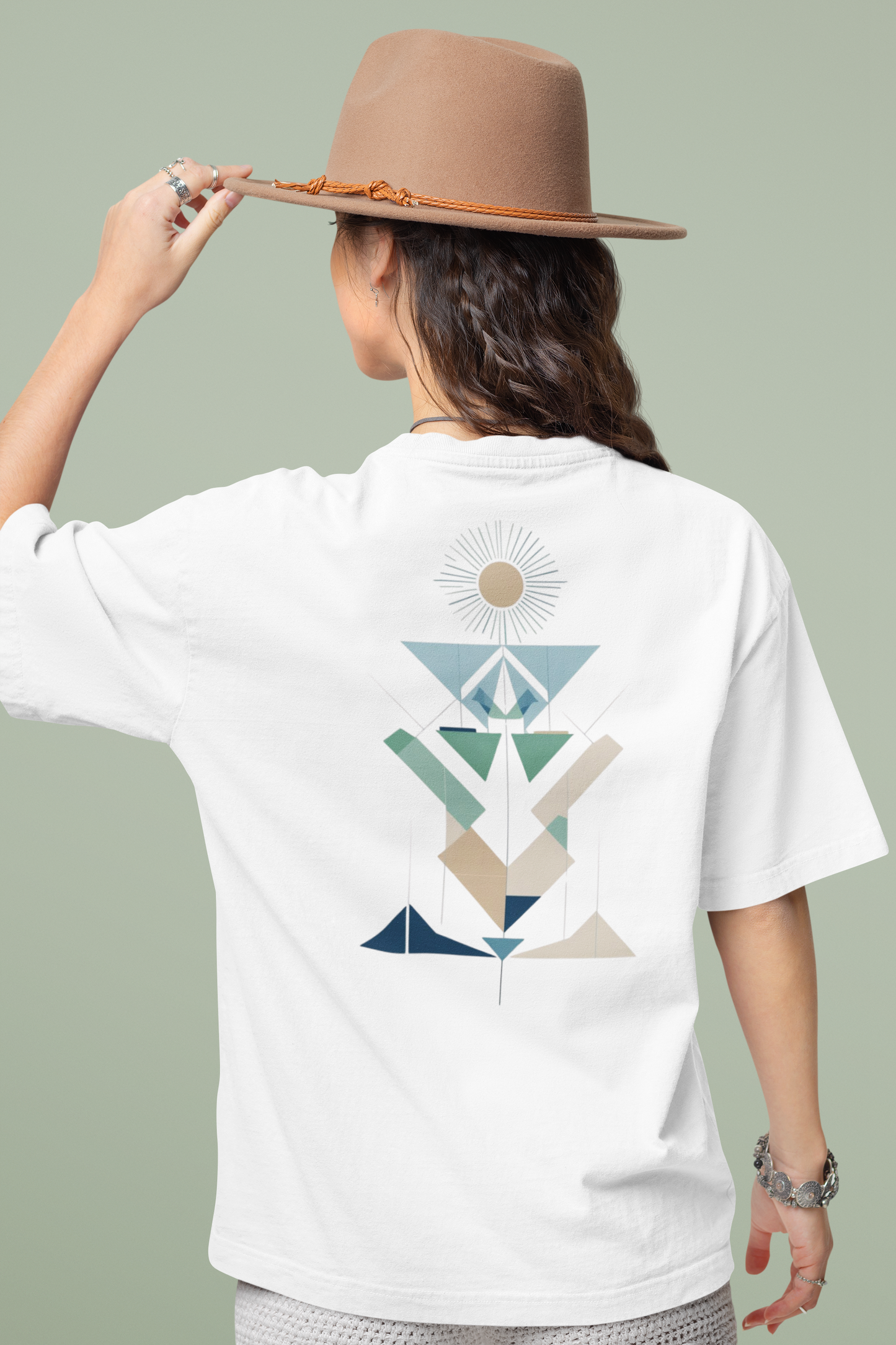 LUMEA – Unisex Bio T-Shirt | Minimalistisches Design von SOLVIVO | Symbol für Bewusstsein & Verbindung