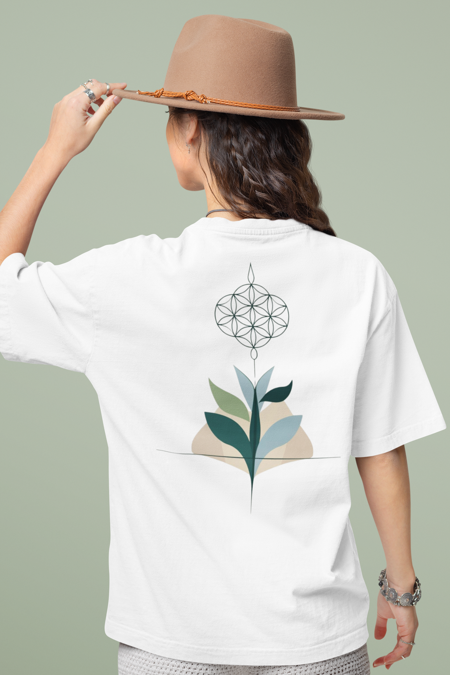 VITA – Unisex Bio T-Shirt | Minimalistisches Design von SOLVIVO | Symbol für Lebensenergie & Wachstum
