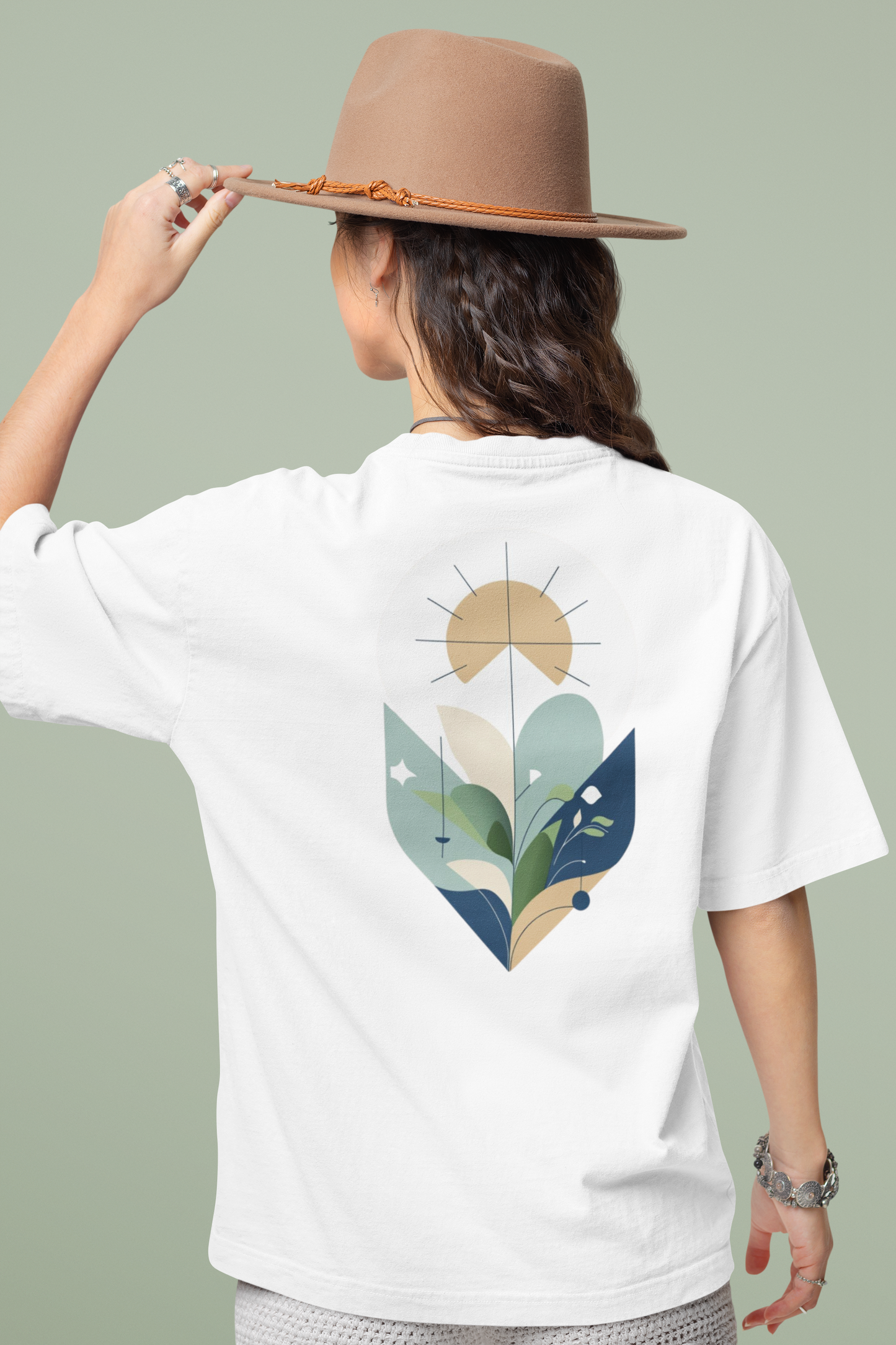 YARA – Unisex Organic T-Shirt | Minimalist design by SOLVIVO | Symbol of balance &amp; harmony