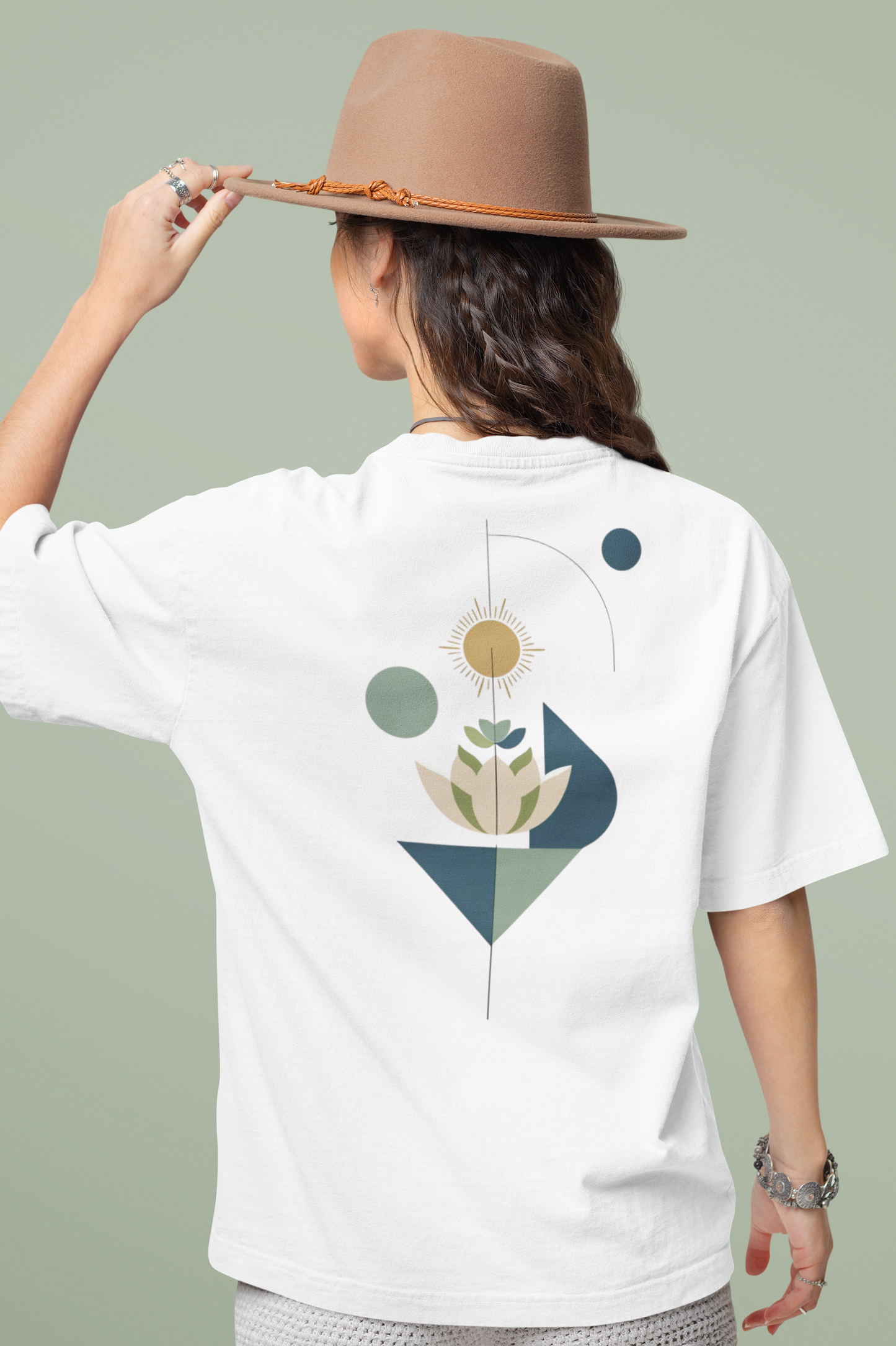 ORI – Unisex Bio T-Shirt | Minimalistisches Design von SOLVIVO | Symbol für Ursprung & Orientierung