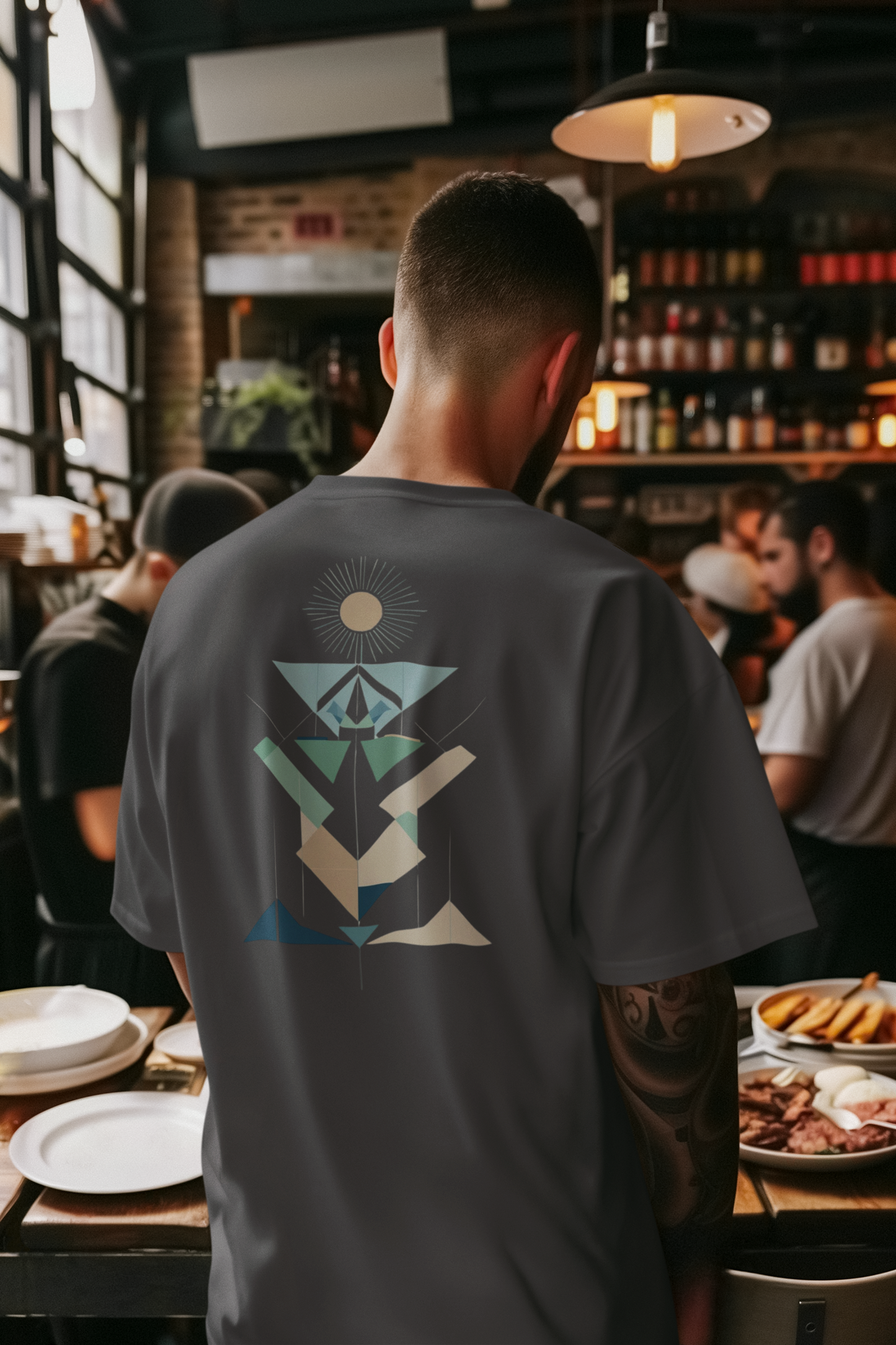 LUMEA – Unisex Bio T-Shirt | Minimalistisches Design von SOLVIVO | Symbol für Bewusstsein & Verbindung