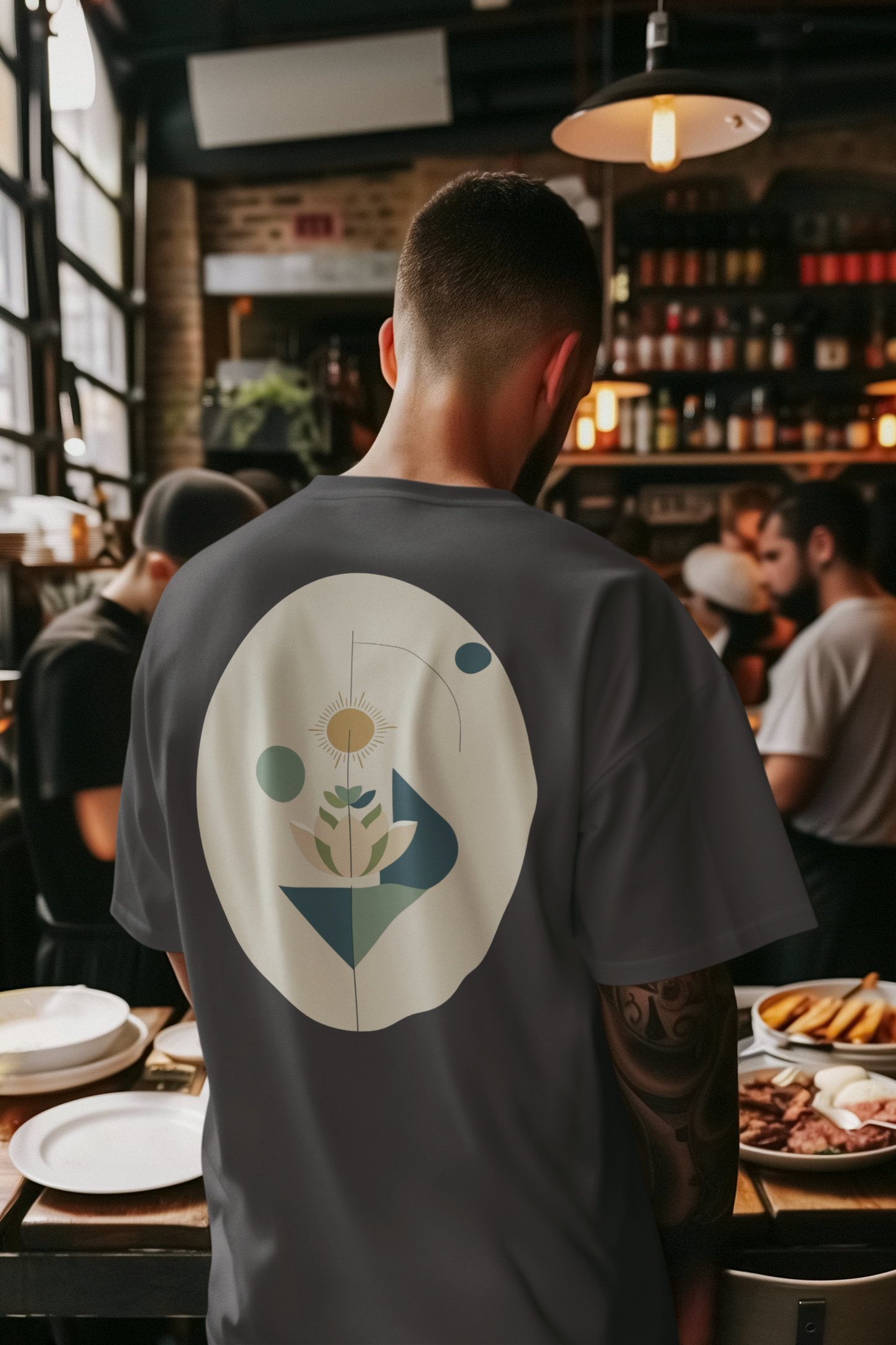 ORI – Unisex Bio T-Shirt | Minimalistisches Design von SOLVIVO | Symbol für Ursprung & Orientierung