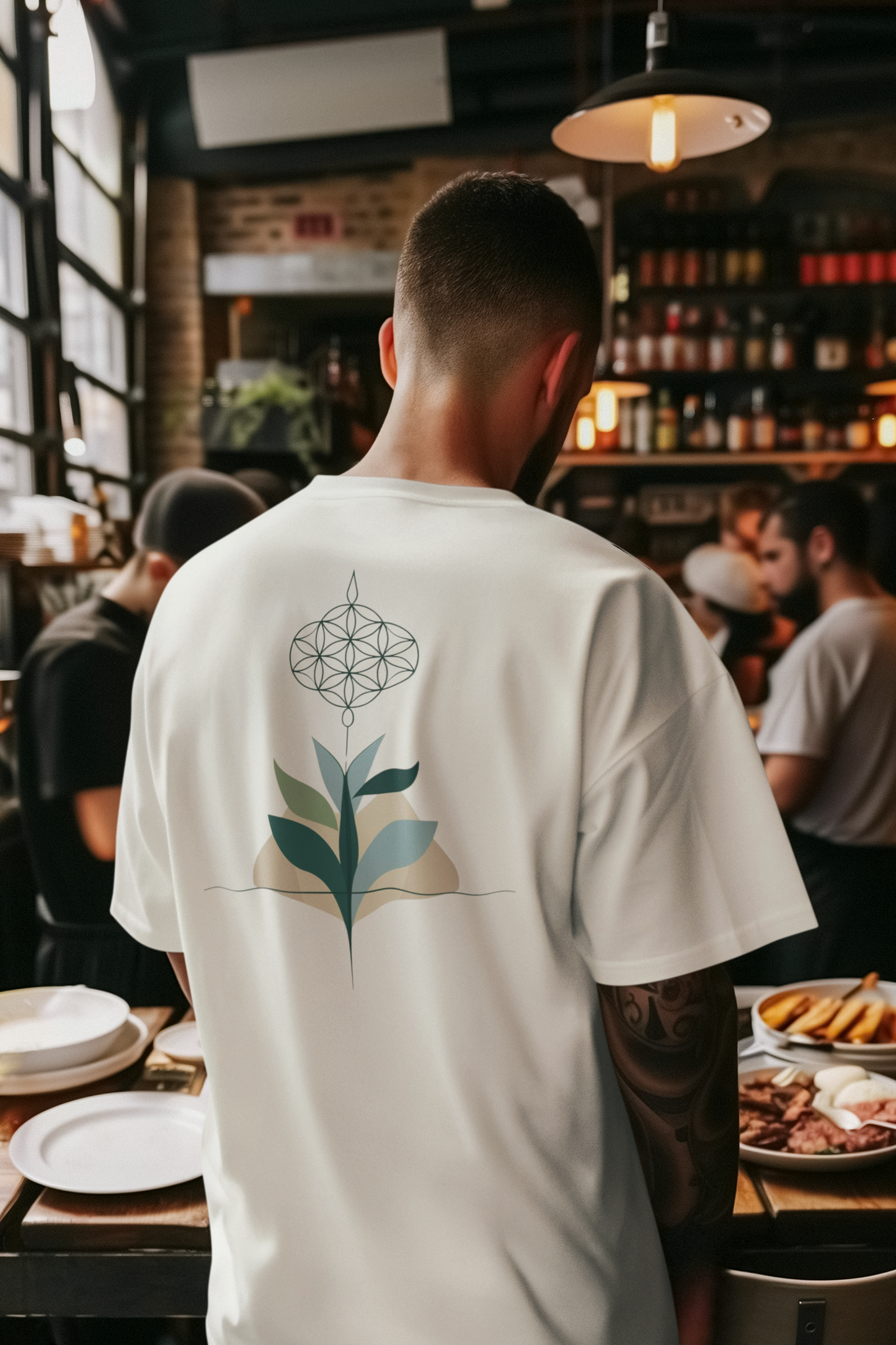 VITA – Unisex Bio T-Shirt | Minimalistisches Design von SOLVIVO | Symbol für Lebensenergie & Wachstum