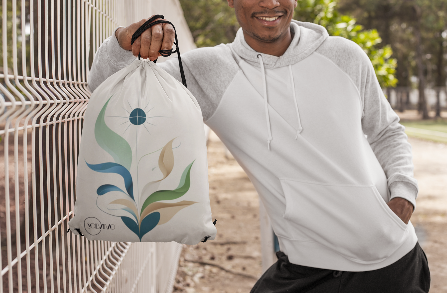 ELAR – Premium Turnbeutel | Minimalistisches Design von SOLVIVO | Symbol für Klarheit & Achtsamkeit