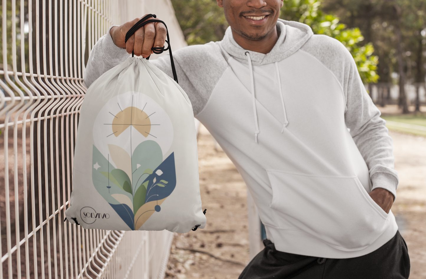 YARA – Premium Turnbeutel | Minimalistisches Design von SOLVIVO | Symbol für Balance & Harmonie