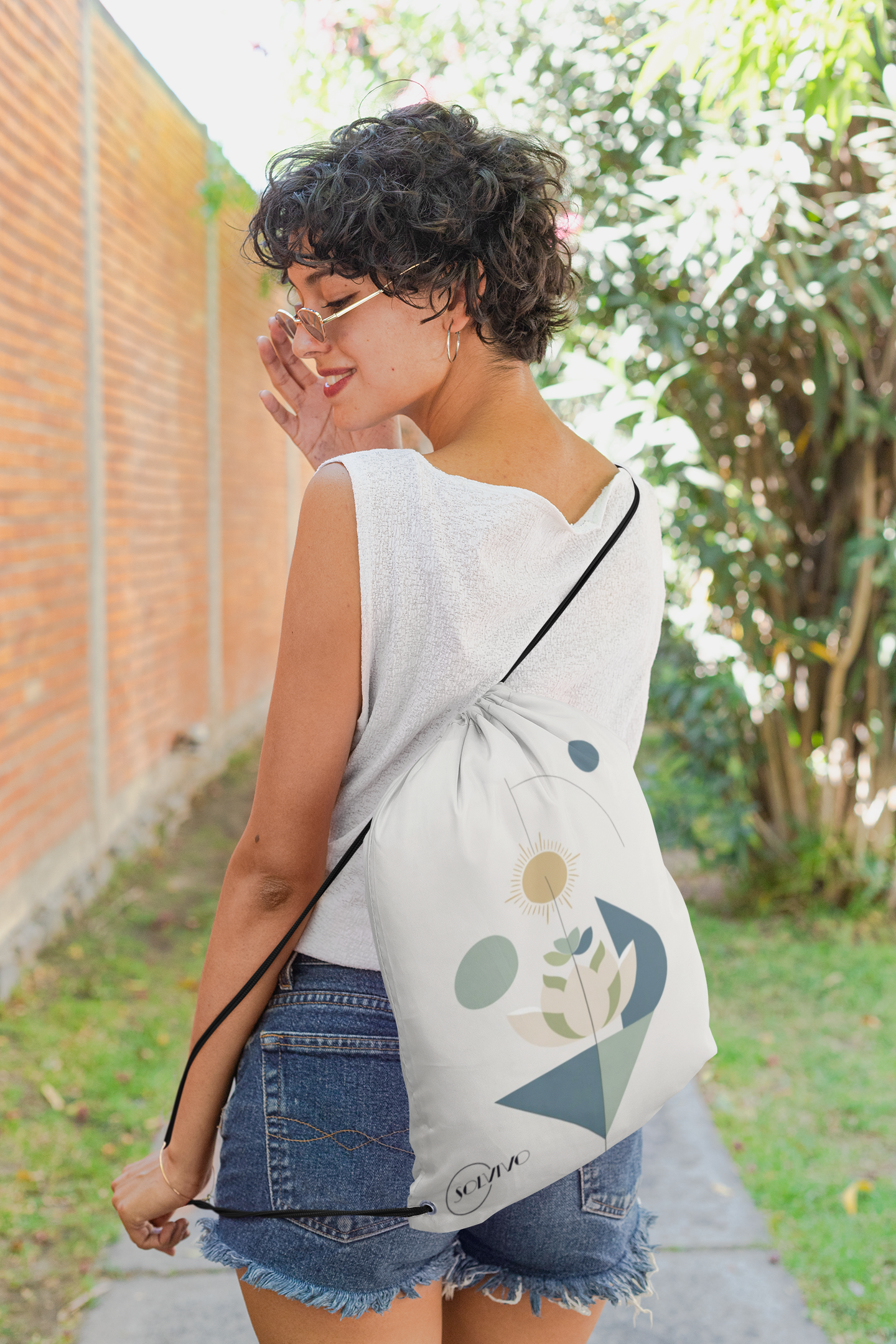 ORI – Premium Turnbeutel | Minimalistisches Design von SOLVIVO | Symbol für Ursprung & Orientierung