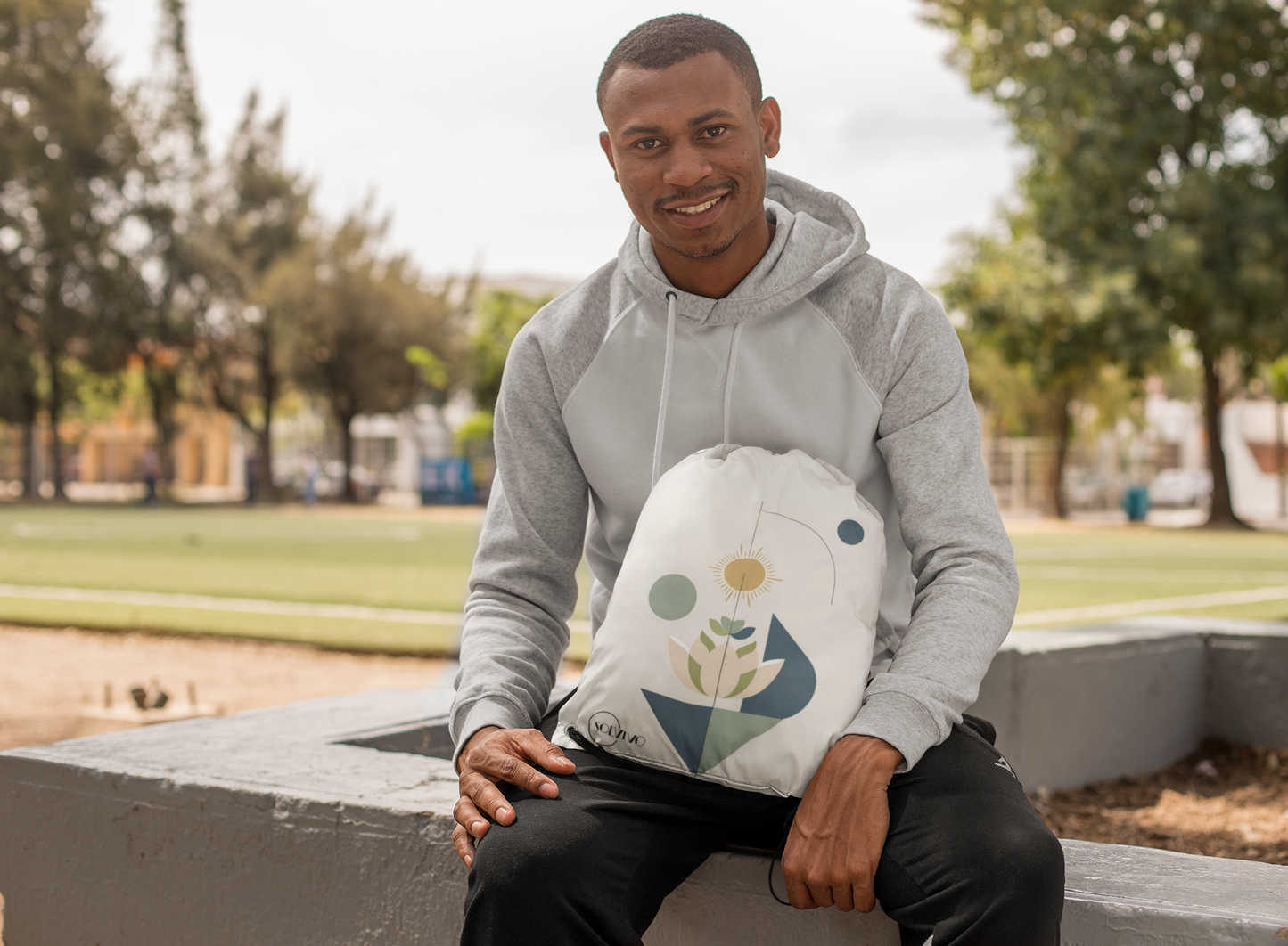 ORI – Premium Turnbeutel | Minimalistisches Design von SOLVIVO | Symbol für Ursprung & Orientierung