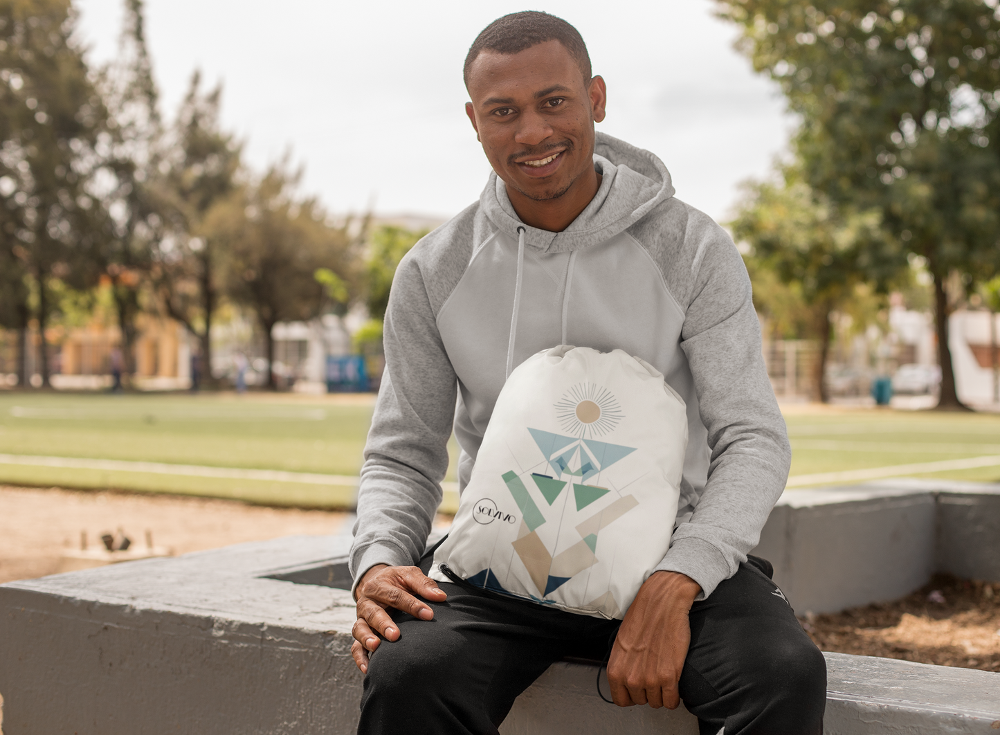 LUMEA – Premium Turnbeutel | Minimalistisches Design von SOLVIVO | Symbol für Bewusstsein & Verbindung