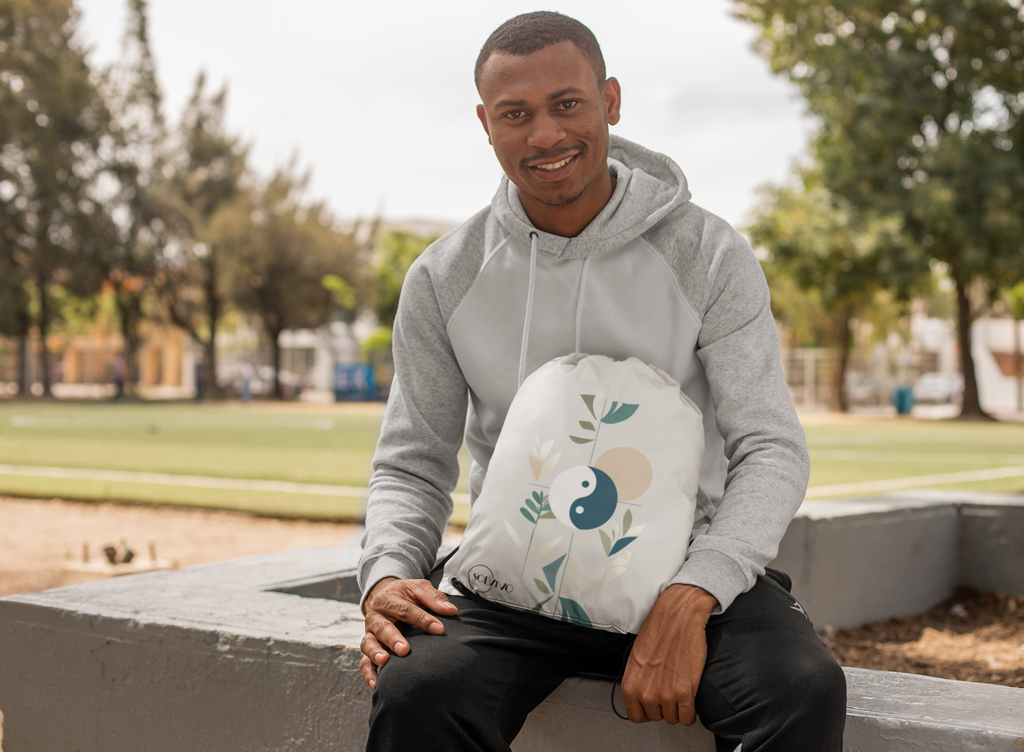 NIVO – Premium Turnbeutel | Minimalistisches Design von SOLVIVO | Symbol für Balance & Stabilität