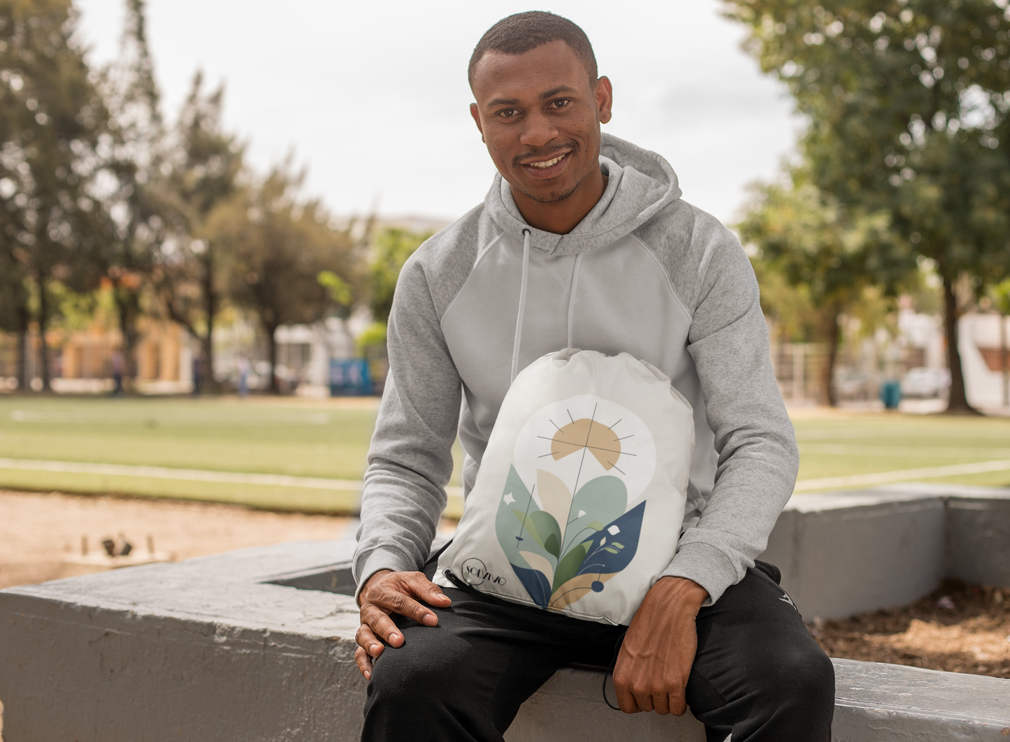 YARA – Premium Turnbeutel | Minimalistisches Design von SOLVIVO | Symbol für Balance & Harmonie