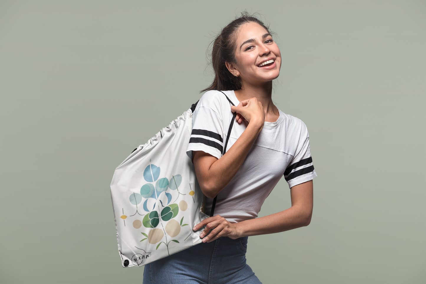 NOOR – Premium Turnbeutel | Minimalistisches Design von SOLVIVO | Symbol für Licht & Klarheit