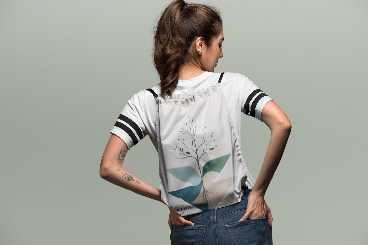 TARU – Premium Turnbeutel | Minimalistisches Design von SOLVIVO | Symbol für Stärke & Wurzeln