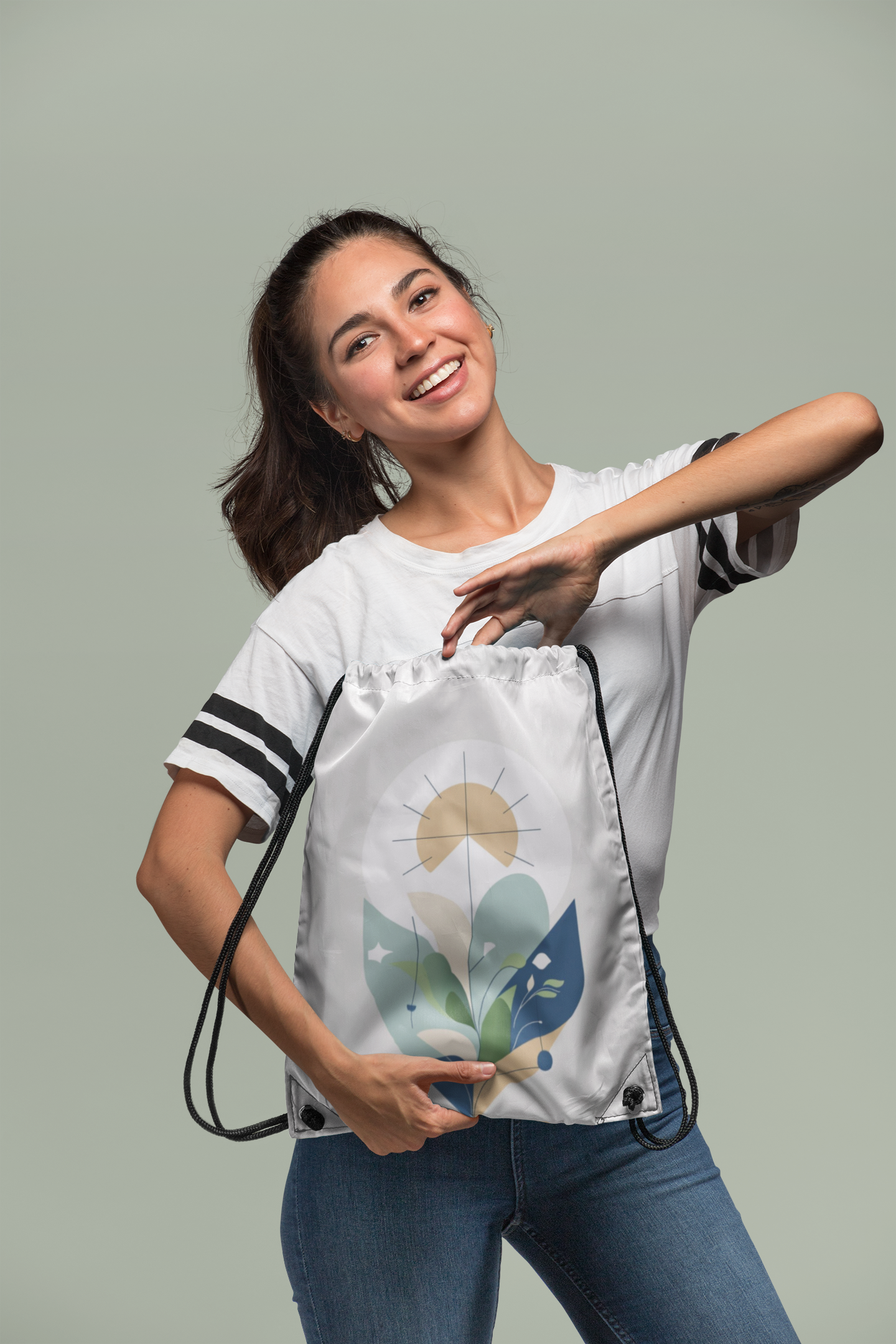 YARA – Premium Turnbeutel | Minimalistisches Design von SOLVIVO | Symbol für Balance & Harmonie